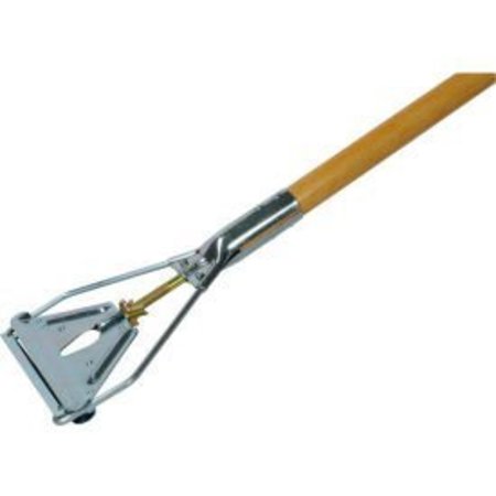 RUBBERMAID COMMERCIAL Rubbermaid Easy Change Style Mop Handle - Steel Head - 60"L - Hardwood FGH516000000